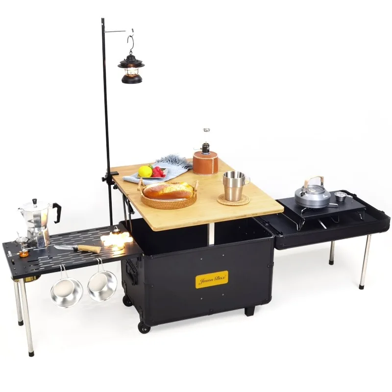 Outdoor Mobile Kitchen Car Camping Box Picnic Storage Organizer Folding Tea Table and Chair Coffee Expansion Blackening
Outdoor Mobile Kitchen Car Camping Box Picnic Storage Organizer Folding Tea Table and Chair Coffee Expansion Blackening