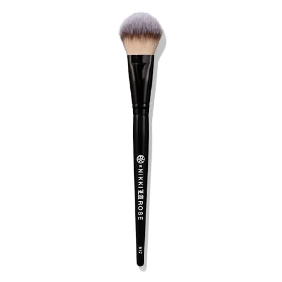 - NIKKI LA ROSE N17 MULTI-PRO FACE BRUSH Dual-Sided Paddle Brush for Face Application Liquid Powder Blending - Bronzer Contour
- NIKKI LA ROSE N17 MULTI-PRO FACE BRUSH Dual-Sided Paddle Brush for Face Application Liquid Powder Blending - Bronzer Contour