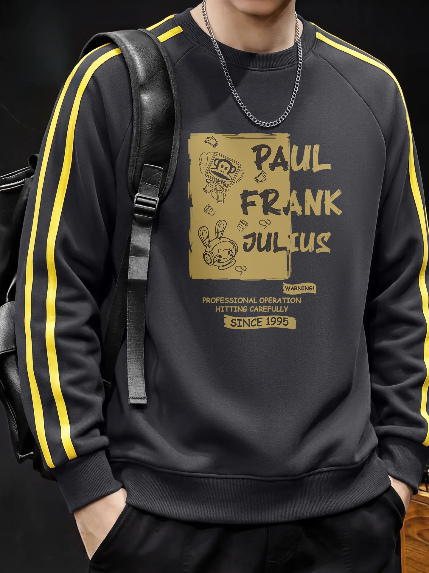 Men's round Ne Sweatirt American Retro Striped Color Blo Spring Comfortable Breathable Long Sve T-irt
Men's round Ne Sweatirt American Retro Striped Color Blo Spring Comfortable Breathable Long Sve T-irt