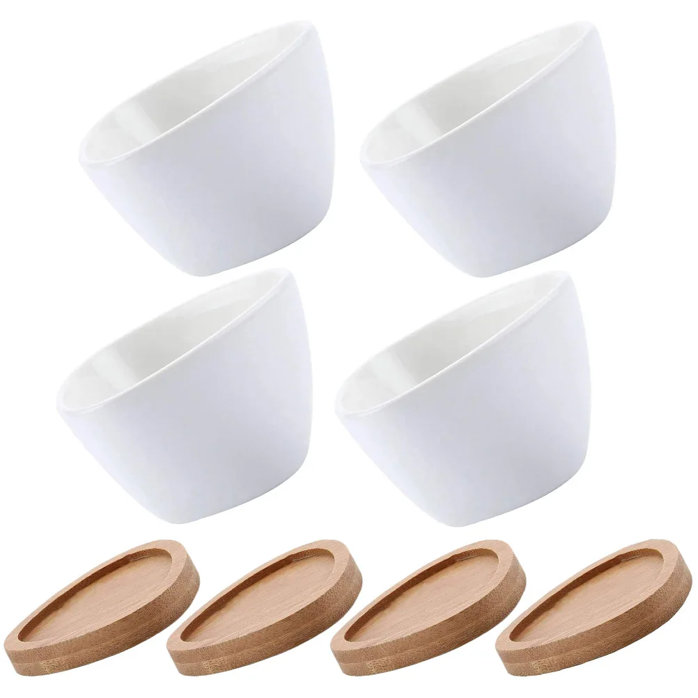 4 Sets Succulent Planter Ceramic Flowerpot with Tray Mini Desktop Bonsai Pots Wood Fine Craftsmanship Durable Safe
4 Sets Succulent Planter Ceramic Flowerpot with Tray Mini Desktop Bonsai Pots Wood Fine Craftsmanship Durable Safe