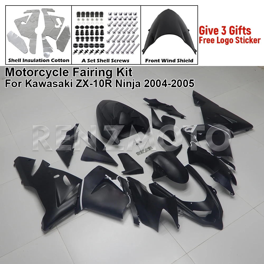 Motorcycle Fairing Set Body Kit Plastic For Kawasaki ZX-10R Ninja 2004-2005 Accessories ABS Injection Bodywork zx10r 636 04-05
Motorcycle Fairing Set Body Kit Plastic For Kawasaki ZX-10R Ninja 2004-2005 Accessories ABS Injection Bodywork zx10r 636 04-05