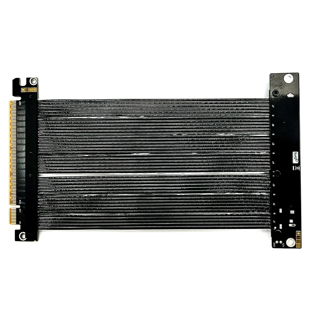 PCIe 5.0 x16 eGPU Extension Riser Cable Flexible Wire 512Gbps for NVIDIA RTX5070 / AMD RX9070 Series Graphic Card Cable
PCIe 5.0 x16 eGPU Extension Riser Cable Flexible Wire 512Gbps for NVIDIA RTX5070 / AMD RX9070 Series Graphic Card Cable