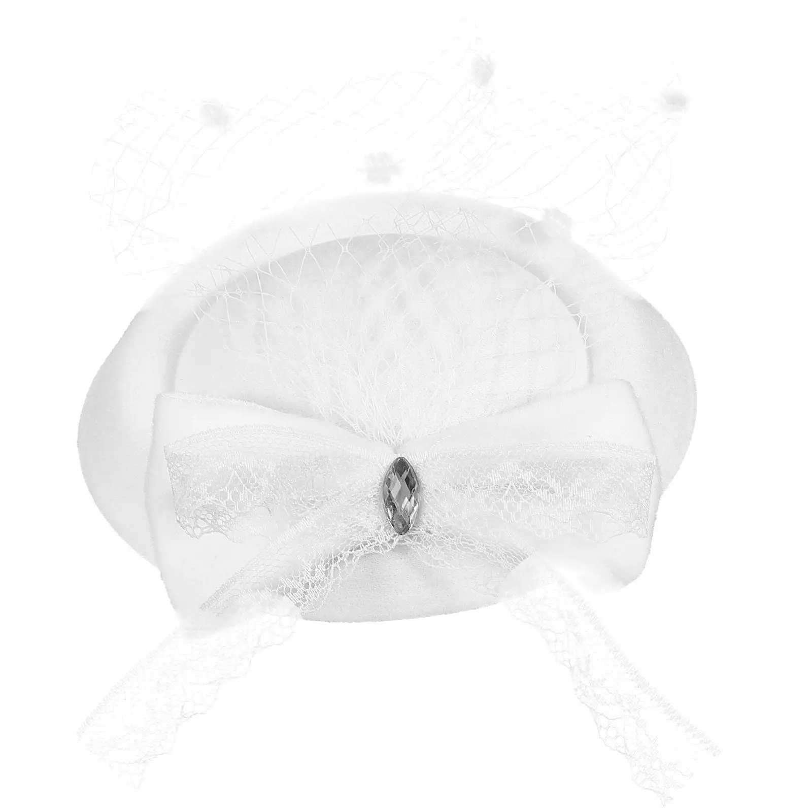Elegant Fascinator Hat for Women White Wedding Party Hat Decoration Gauze Lace Bridal Headwear Tea Party Fashion Charm Costumes
Elegant Fascinator Hat for Women White Wedding Party Hat Decoration Gauze Lace Bridal Headwear Tea Party Fashion Charm Costumes