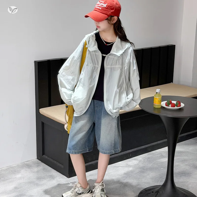 Girls Summer Sun Protection Clothing 2026 New Kids Breathable Lightweight Jacket Girl Big Kid Summer Sport Sun Protection Suit
Girls Summer Sun Protection Clothing 2026 New Kids Breathable Lightweight Jacket Girl Big Kid Summer Sport Sun Protection Suit
