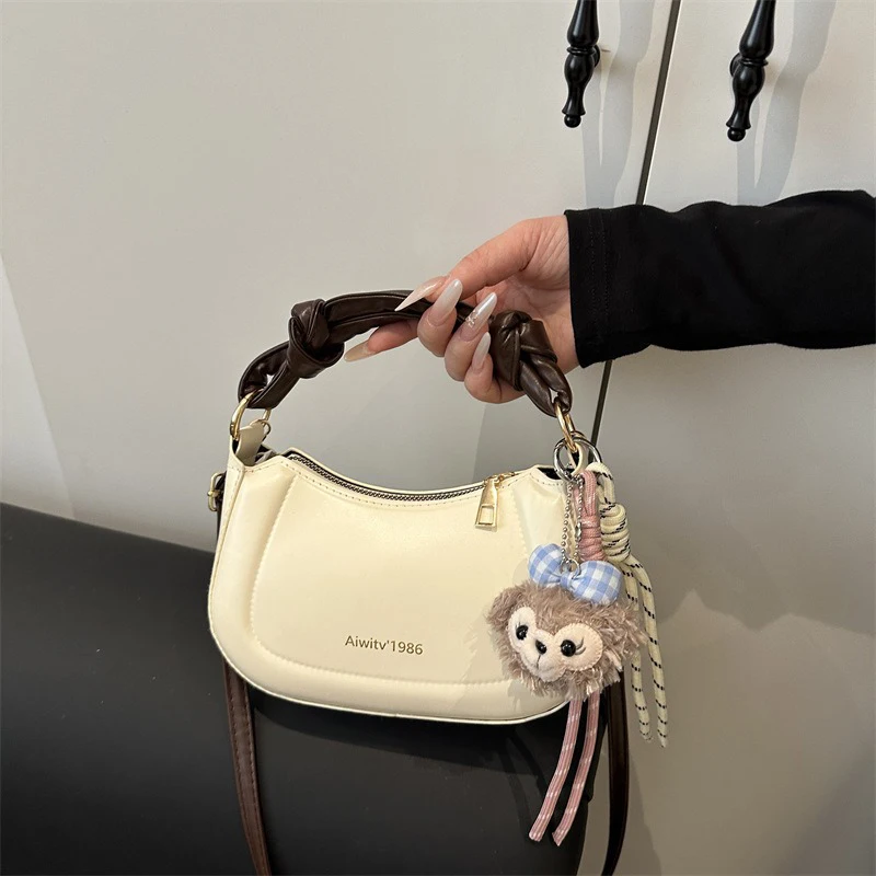 Elegant Simple and Fashionable Korean-style Handbag Spring 2025 New Collection Versatile Instagram Single-shoulder Crossbody Bag 
Elegant Simple and Fashionable Korean-style Handbag Spring 2025 New Collection Versatile Instagram Single-shoulder Crossbody Bag