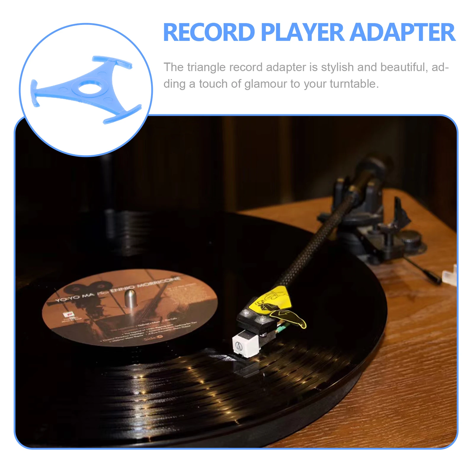 High Quality Triangle Record Player Fitting Adapter for Vinyl Turntable Improved Sound Output Sturdy Plastic Material Long Term
High Quality Triangle Record Player Fitting Adapter for Vinyl Turntable Improved Sound Output Sturdy Plastic Material Long Term
