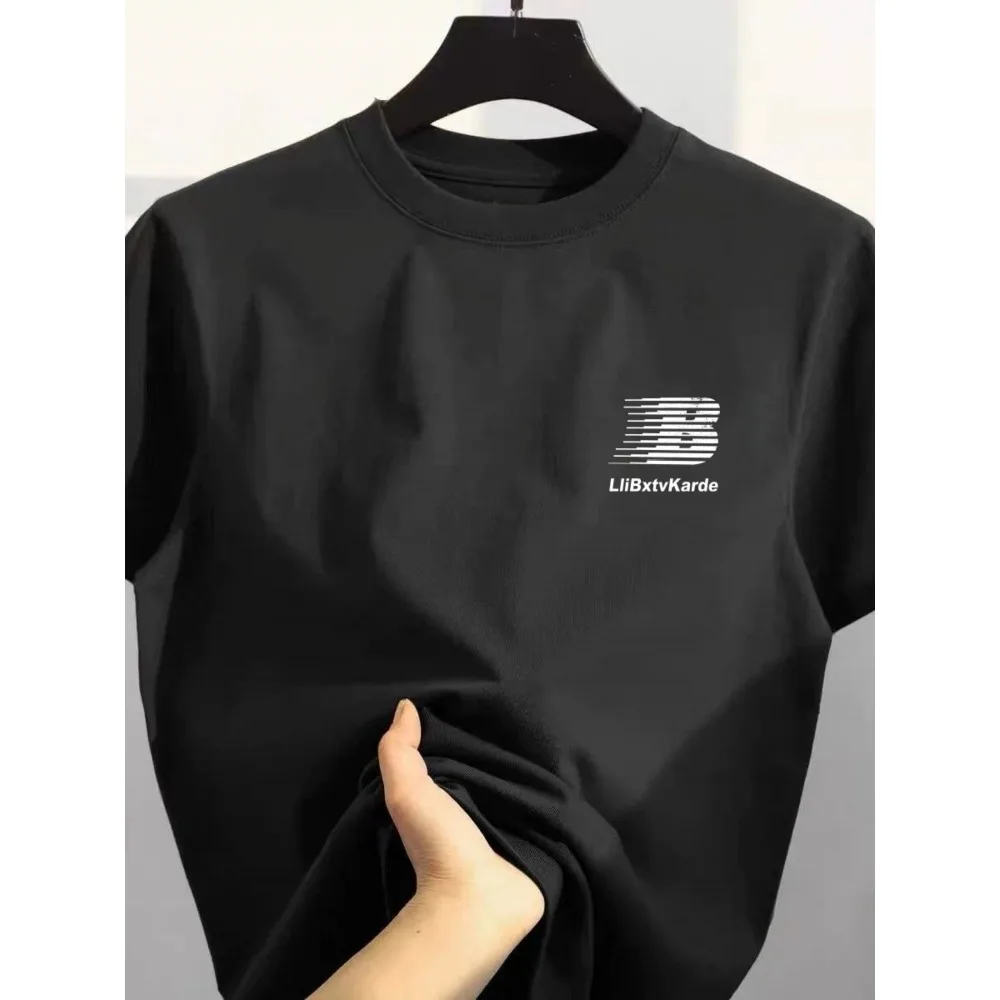 American Trendy Brand Heavy Cotton Letter Printing Short-sleeved Men's and Women's T-shirts 2025 Summer New Casual Loose Tops
American Trendy Brand Heavy Cotton Letter Printing Short-sleeved Men's and Women's T-shirts 2025 Summer New Casual Loose Tops