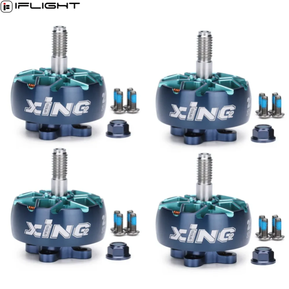 iFlight XING2 XING V2 2207 / 2306 1755 / 1855 / 2555 / 2755KV 4-6S Brushless FPV Motor with 5mm Shaft for RC FPV Drones
iFlight XING2 XING V2 2207 / 2306 1755 / 1855 / 2555 / 2755KV 4-6S Brushless FPV Motor with 5mm Shaft for RC FPV Drones