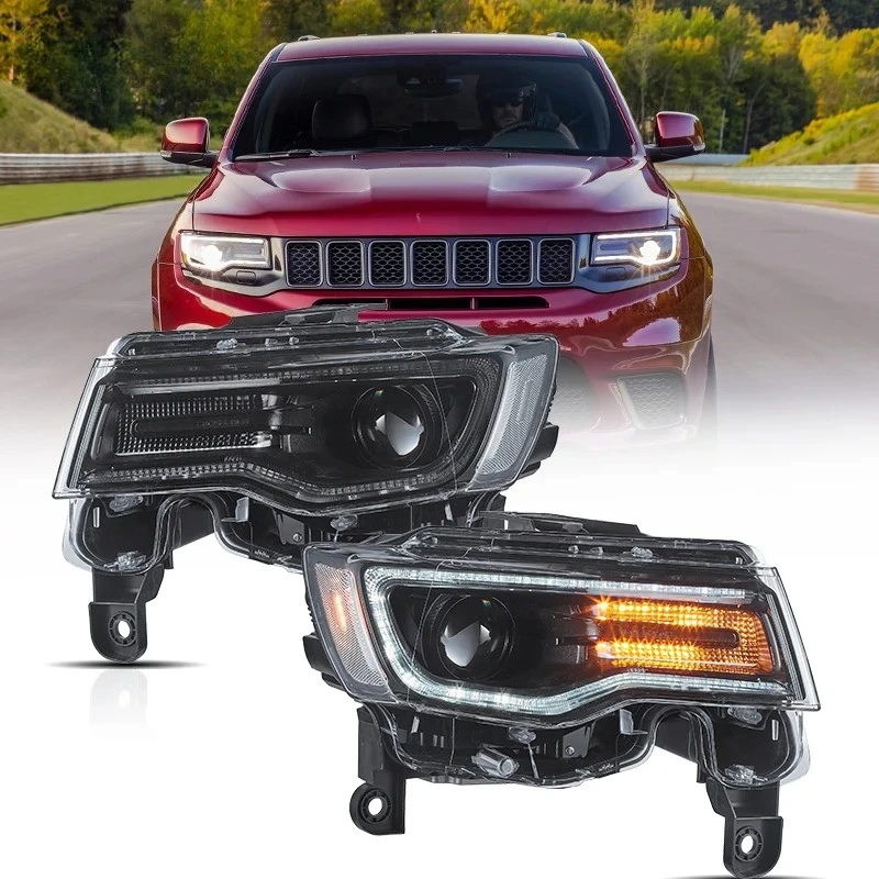 VLAND Factory LED Headlight for Jeep Grand Cherokee WK2 2014-2021 4th Gen (Fourth Generation WK2) W/ Start up Dynamic Animation
VLAND Factory LED Headlight for Jeep Grand Cherokee WK2 2014-2021 4th Gen (Fourth Generation WK2) W/ Start up Dynamic Animation