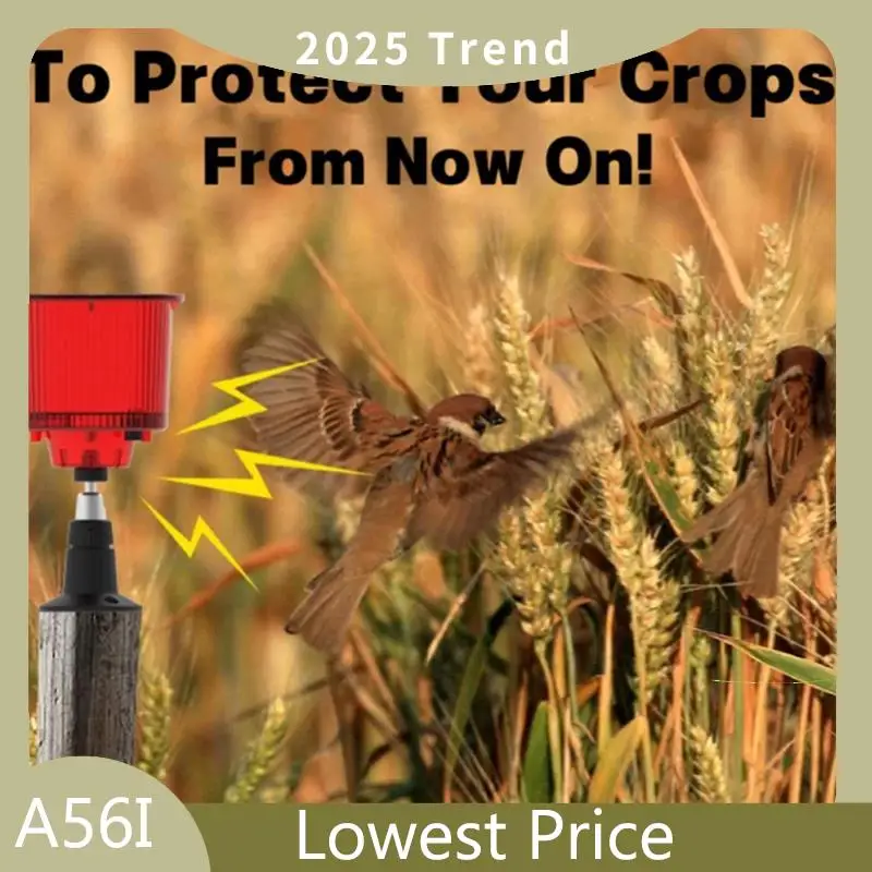 A56I Top New Solar Bird Repeller, Timed Recording Loudspeaker, Sound And Light Alarm To Protect Rice Fields Or Orchards Durable
A56I Top New Solar Bird Repeller, Timed Recording Loudspeaker, Sound And Light Alarm To Protect Rice Fields Or Orchards Durable