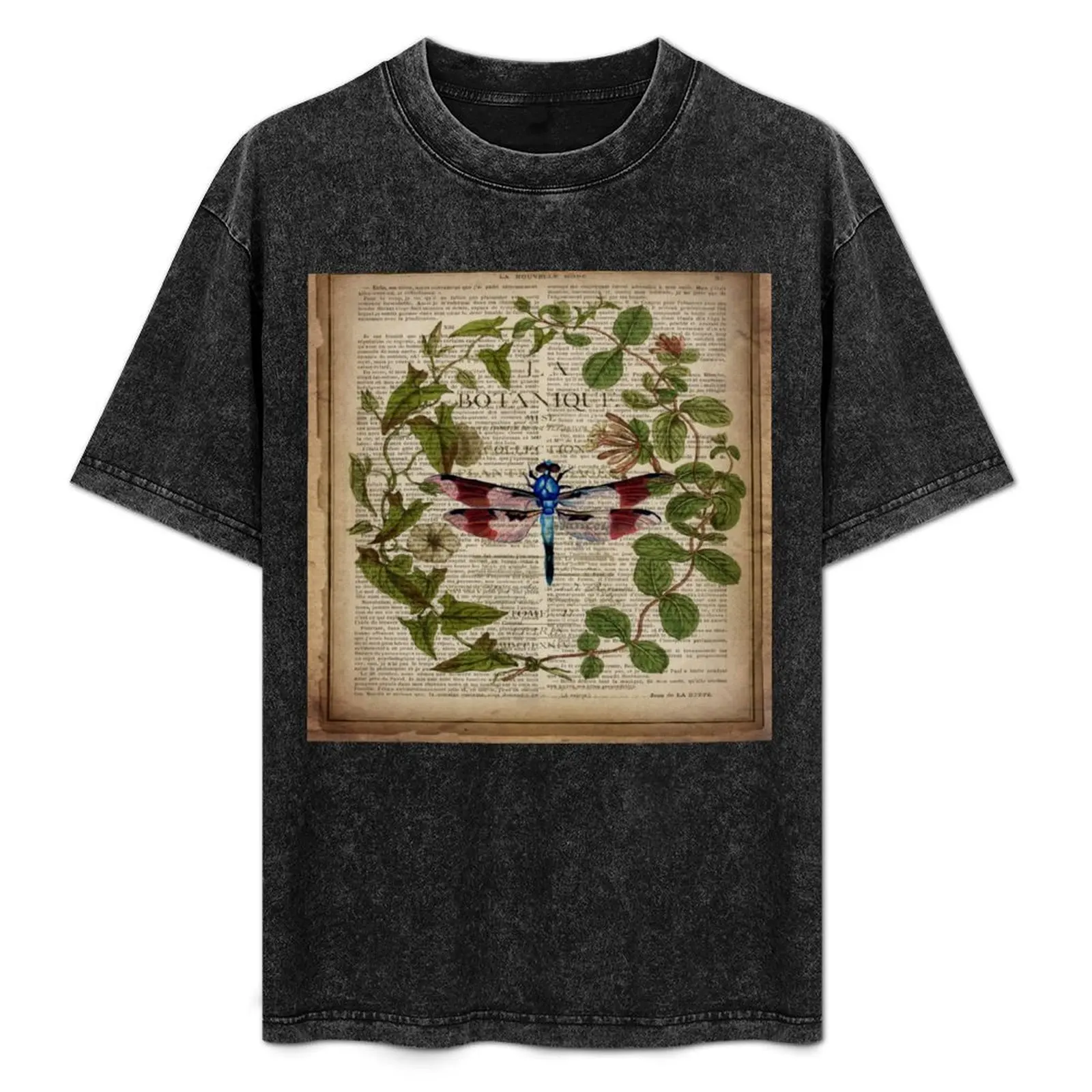 modern leaves botanical art vintage french dragonfly T-Shirt Trendy Print Short Sleeve T-Shirt
modern leaves botanical art vintage french dragonfly T-Shirt Trendy Print Short Sleeve T-Shirt