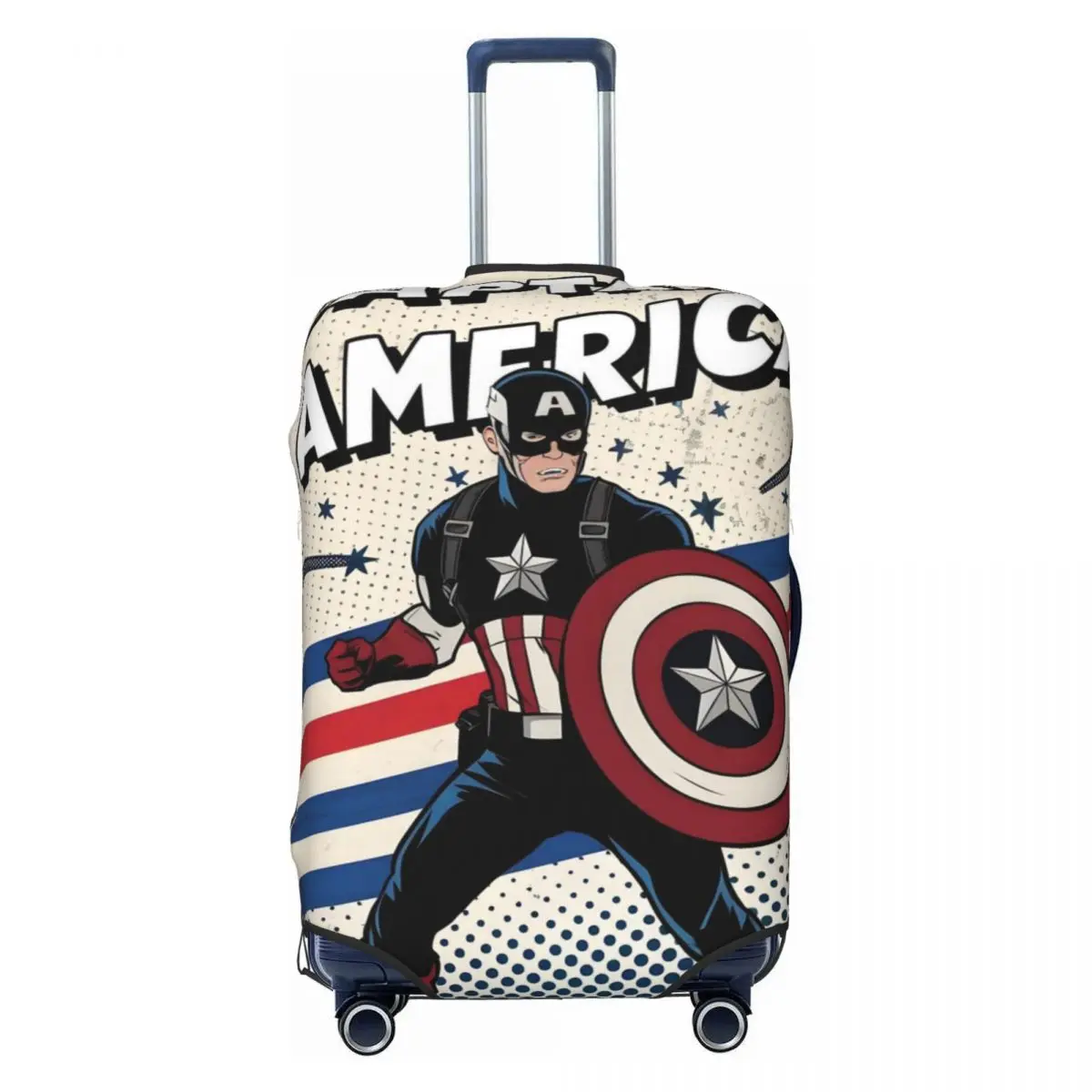Custom Custom Cartoon Captain America Luggage Cover Protector Washable Cool Superhero Travel Suitcase Covers
Custom Custom Cartoon Captain America Luggage Cover Protector Washable Cool Superhero Travel Suitcase Covers