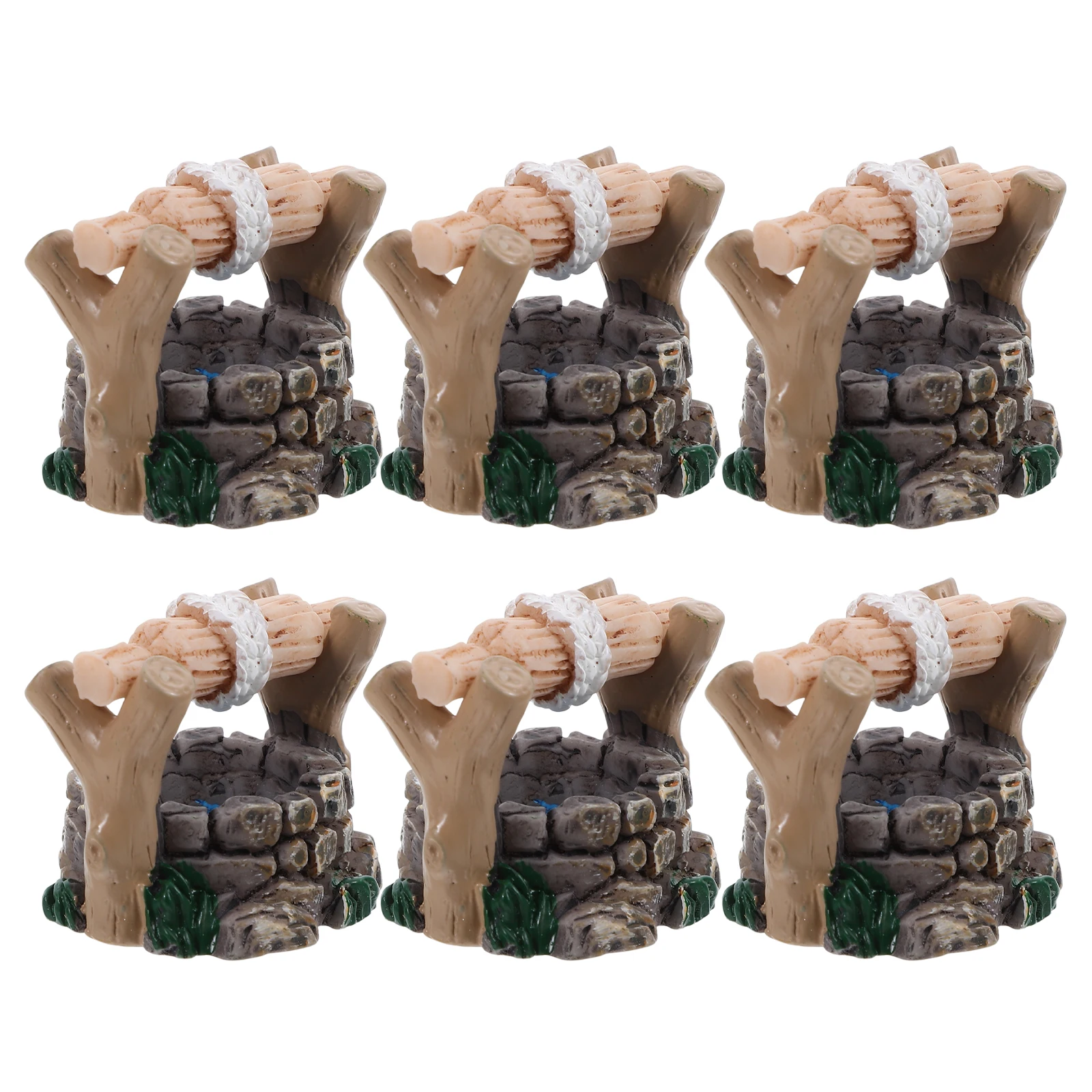 6Pcs Exquisite Vintage Water Well Ornaments Miniature Garden Decor Micro Landscape Scene Accessories
6Pcs Exquisite Vintage Water Well Ornaments Miniature Garden Decor Micro Landscape Scene Accessories