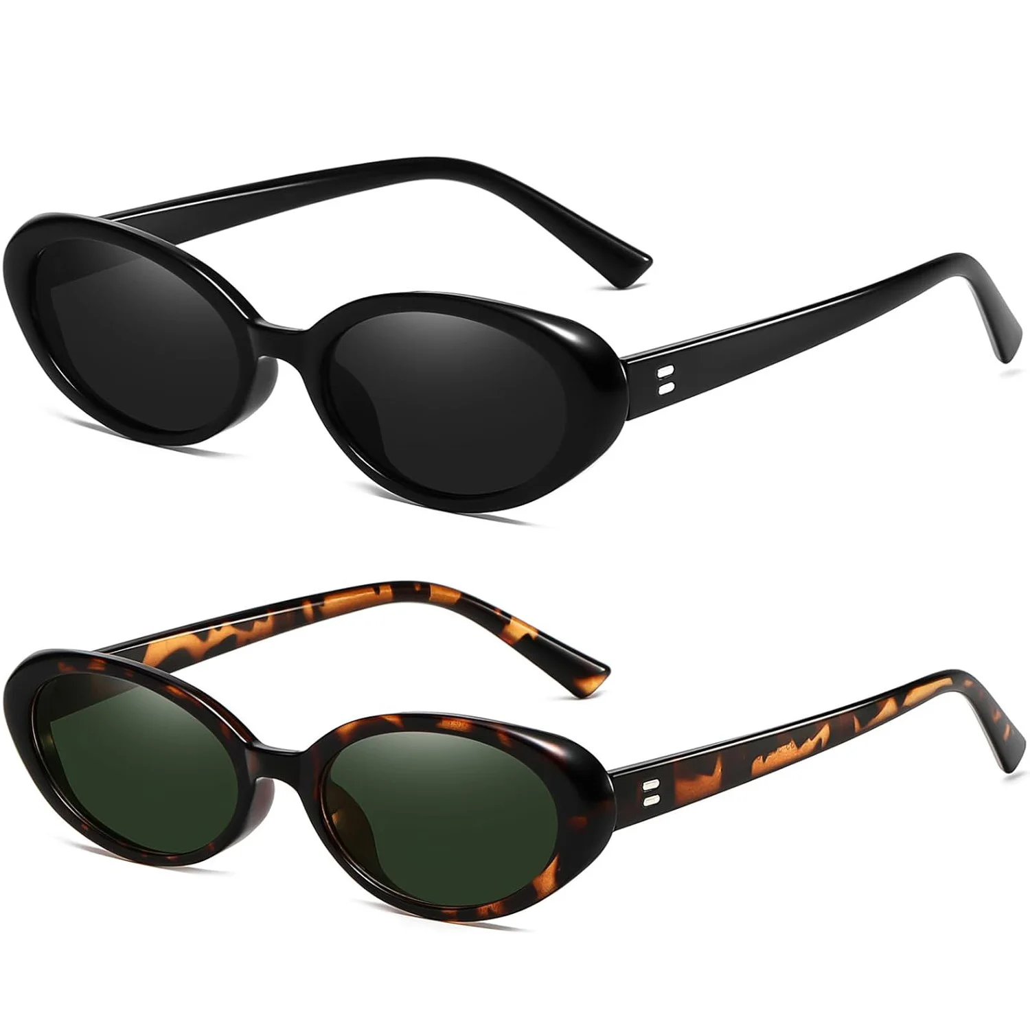 WOWSUN Retro Oval Sunglasses for Women Men Fashion Small Oval Sunglasses 90s Vintage Shades
WOWSUN Retro Oval Sunglasses for Women Men Fashion Small Oval Sunglasses 90s Vintage Shades