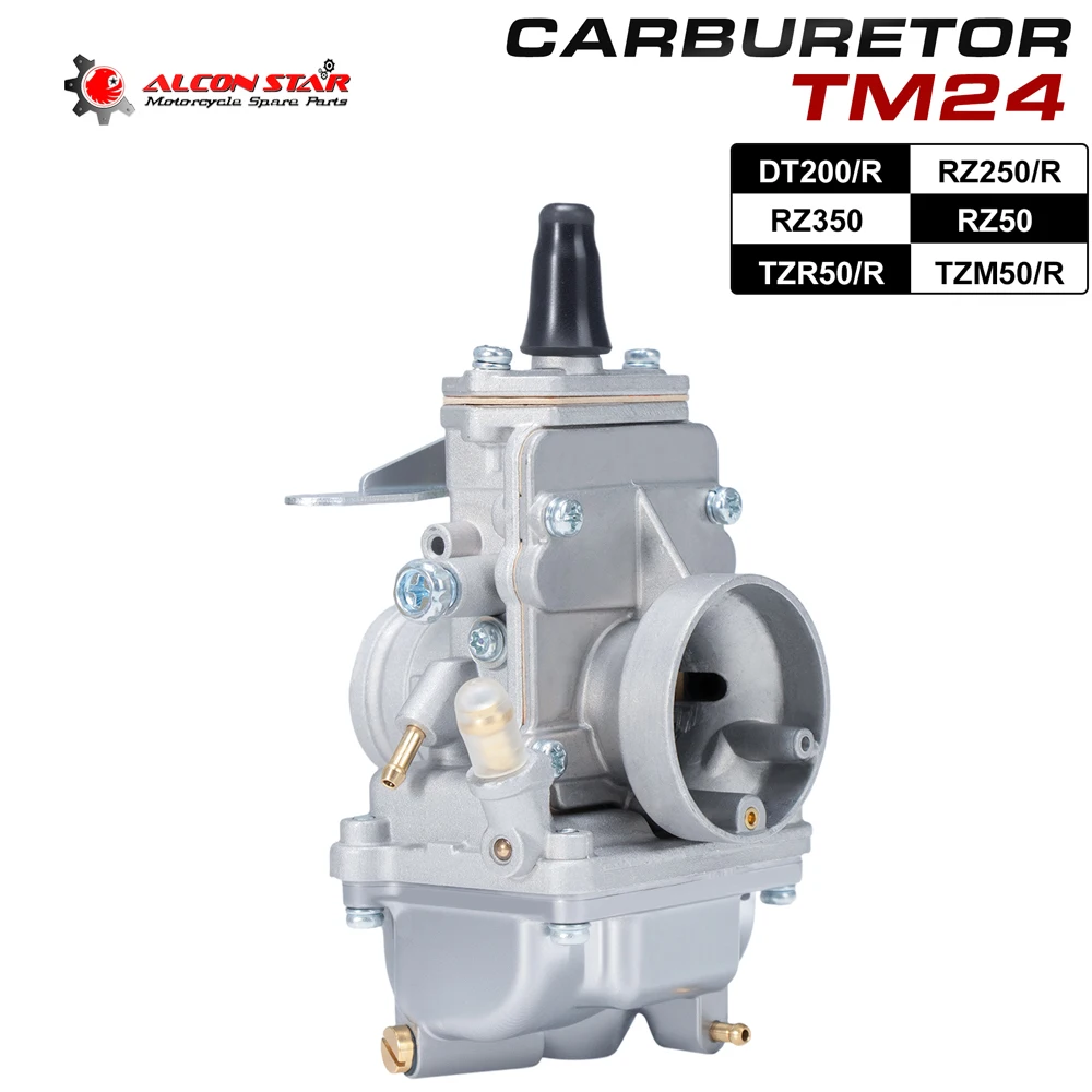 Alconstar 24mm Carburador Flat Slide TM24 Carburetor 401-0019404 Fit For TM24 2 Stroke/4 Stroke Engine Motorcycle Racing
Alconstar 24mm Carburador Flat Slide TM24 Carburetor 401-0019404 Fit For TM24 2 Stroke/4 Stroke Engine Motorcycle Racing