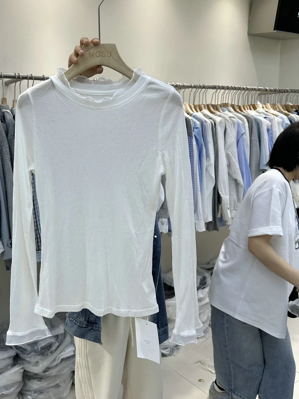 Fashionable Mesh Splice T-Shirt Women's Spring New Style round Neck Short Sleeve Long Sleeve Commute Style Mask Design T-Shirt
Fashionable Mesh Splice T-Shirt Women's Spring New Style round Neck Short Sleeve Long Sleeve Commute Style Mask Design T-Shirt