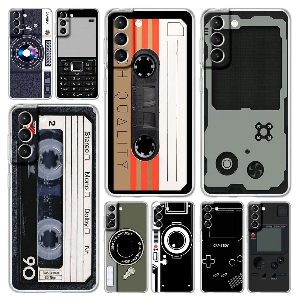 Camera Radio tape Cassette Phone Case For Samsung Galaxy S23 Ultra S22 5G S20 S21 FE 5G S10E S9 S8 S10 Plus Soft Clear Cover
Camera Radio tape Cassette Phone Case For Samsung Galaxy S23 Ultra S22 5G S20 S21 FE 5G S10E S9 S8 S10 Plus Soft Clear Cover