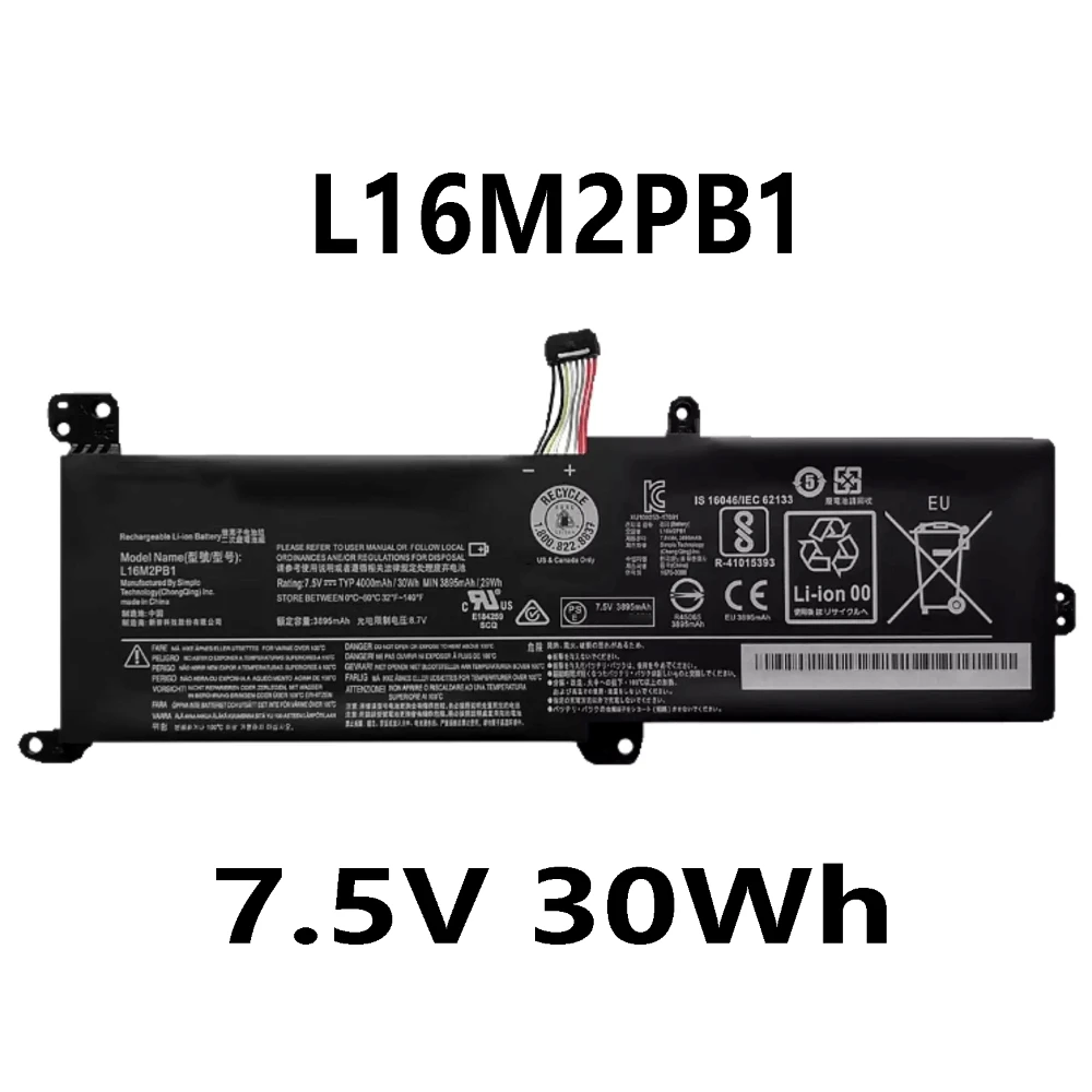 L16M2PB1 L16C2PB2 7.5V 30Wh 4000mAh Laptop battery For Lenovo ldeaPad 320 330 130 series L16L2PB2 L16L2PB1 L17M2PB7 L16M2PB2
L16M2PB1 L16C2PB2 7.5V 30Wh 4000mAh Laptop battery For Lenovo ldeaPad 320 330 130 series L16L2PB2 L16L2PB1 L17M2PB7 L16M2PB2
