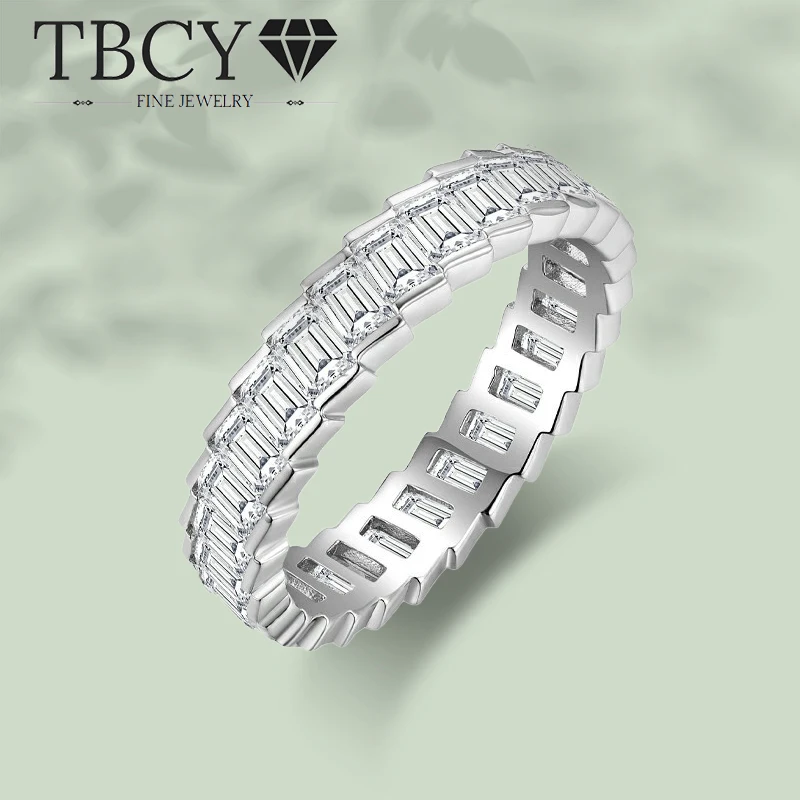 TBCYD 4cttw Emerald Cut Full Moissanite Rings for Women 925 Sterling Silver Luxury Full Eternity Band Wedding Jewelry Box With
TBCYD 4cttw Emerald Cut Full Moissanite Rings for Women 925 Sterling Silver Luxury Full Eternity Band Wedding Jewelry Box With