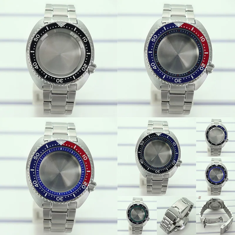 45mm stainless Steel Watch Case Bracelet With Sapphire Crystal For Seiko NH35 NH36 NH34/38 Cases 28.5mmDial Modified big Abalone 
45mm stainless Steel Watch Case Bracelet With Sapphire Crystal For Seiko NH35 NH36 NH34/38 Cases 28.5mmDial Modified big Abalone