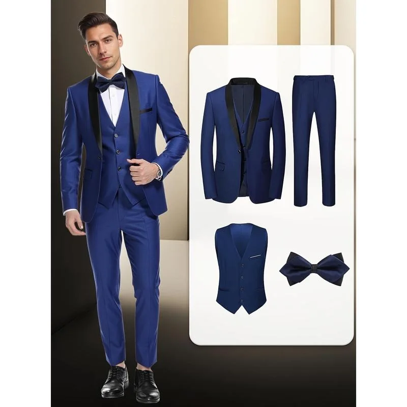 Groom Wine Red Shawl Collar Suit Business Formal Western Clothes Warm Casual Ethnic Style Men's Jacket for Elderly
Groom Wine Red Shawl Collar Suit Business Formal Western Clothes Warm Casual Ethnic Style Men's Jacket for Elderly