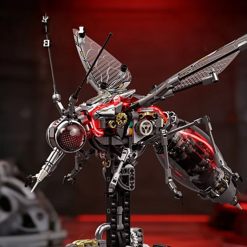 MOC Building Blocks Mechanical Mosquito - Assembly Kit, Mecha Collectible, Decorative Figure, Toy Collectible, Gift for Boys
MOC Building Blocks Mechanical Mosquito - Assembly Kit, Mecha Collectible, Decorative Figure, Toy Collectible, Gift for Boys