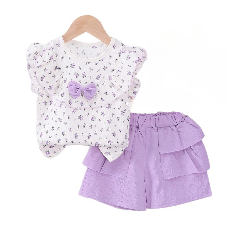 New Summer Baby Clothes Set Children Fashion Flower T-Shirt Shorts 2Pcs/Sets Kids Girls Clothing Toddler Casual Cotton Costume
New Summer Baby Clothes Set Children Fashion Flower T-Shirt Shorts 2Pcs/Sets Kids Girls Clothing Toddler Casual Cotton Costume