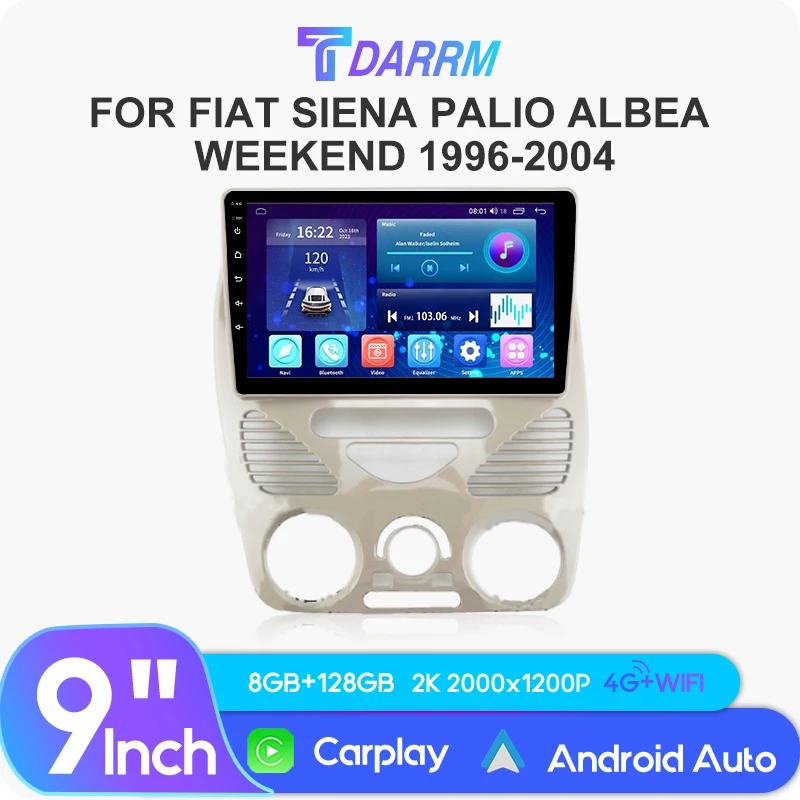 For FIAT Siena Palio Albea Weekend 1996-2004 Multimedia Player Wireless Carplay GPS 4G DSP Rear Camera Car Android Auto Radio
For FIAT Siena Palio Albea Weekend 1996-2004 Multimedia Player Wireless Carplay GPS 4G DSP Rear Camera Car Android Auto Radio