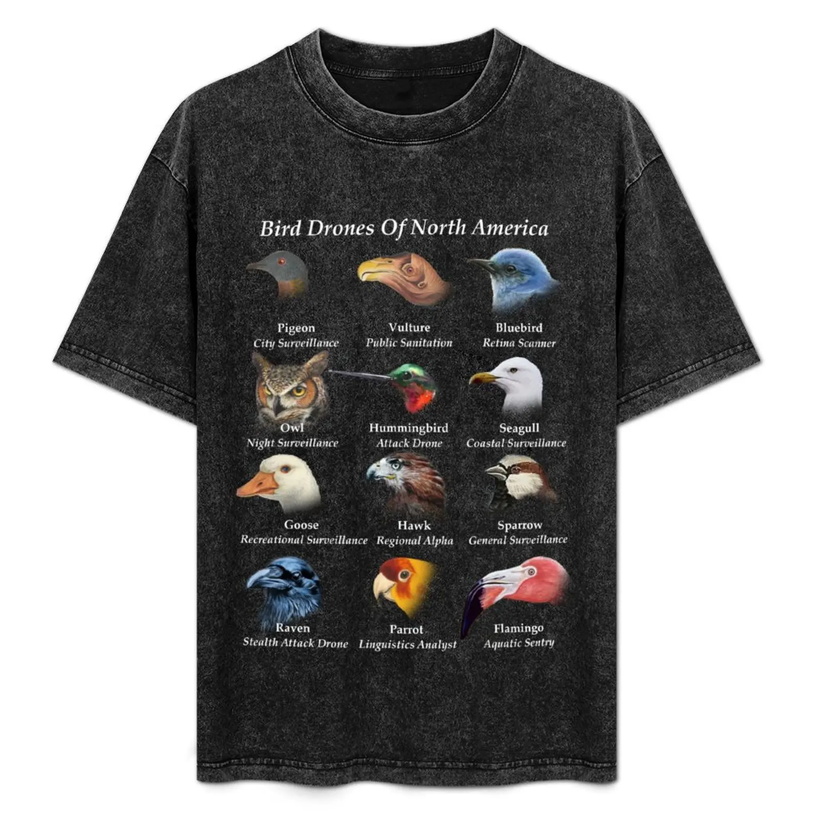 Bird Drones Of North America - Funny Bird Watching Birdwatcher, Cute Field Guide For Bird Lovers T-Shirt
Bird Drones Of North America - Funny Bird Watching Birdwatcher, Cute Field Guide For Bird Lovers T-Shirt
