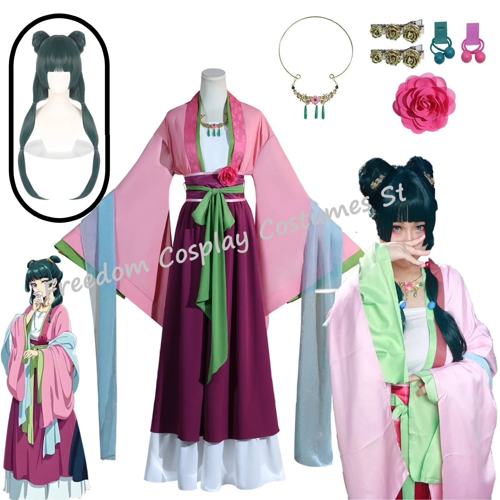 Maomao Cosplay Costume Wig Anime The Apothecary Diaries Maomao Hanfu Garden Party Dress Kusuriya No Hitorigoto Halloween Women
Maomao Cosplay Costume Wig Anime The Apothecary Diaries Maomao Hanfu Garden Party Dress Kusuriya No Hitorigoto Halloween Women