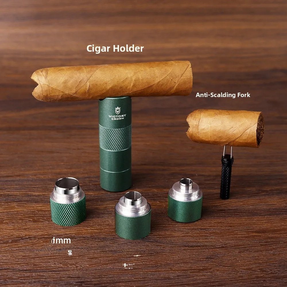 Cigar Cutter Five-In-One Multi-Function Punch Three Caliber Cigar Drill Anti-Scald Fork Cigar Holder Durable Metal Tool
Cigar Cutter Five-In-One Multi-Function Punch Three Caliber Cigar Drill Anti-Scald Fork Cigar Holder Durable Metal Tool