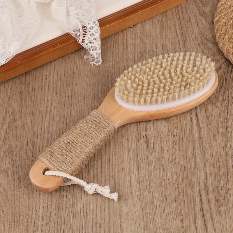 Wood + Bristle Full Body Natural Bristle Dry Skin Exfoliation Brush Massager Cleaner Scrubber
Wood + Bristle Full Body Natural Bristle Dry Skin Exfoliation Brush Massager Cleaner Scrubber