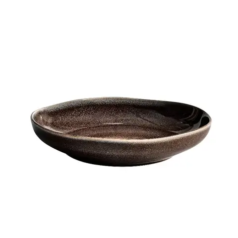 Brooks Stoneware Dinner Bowl, Gray