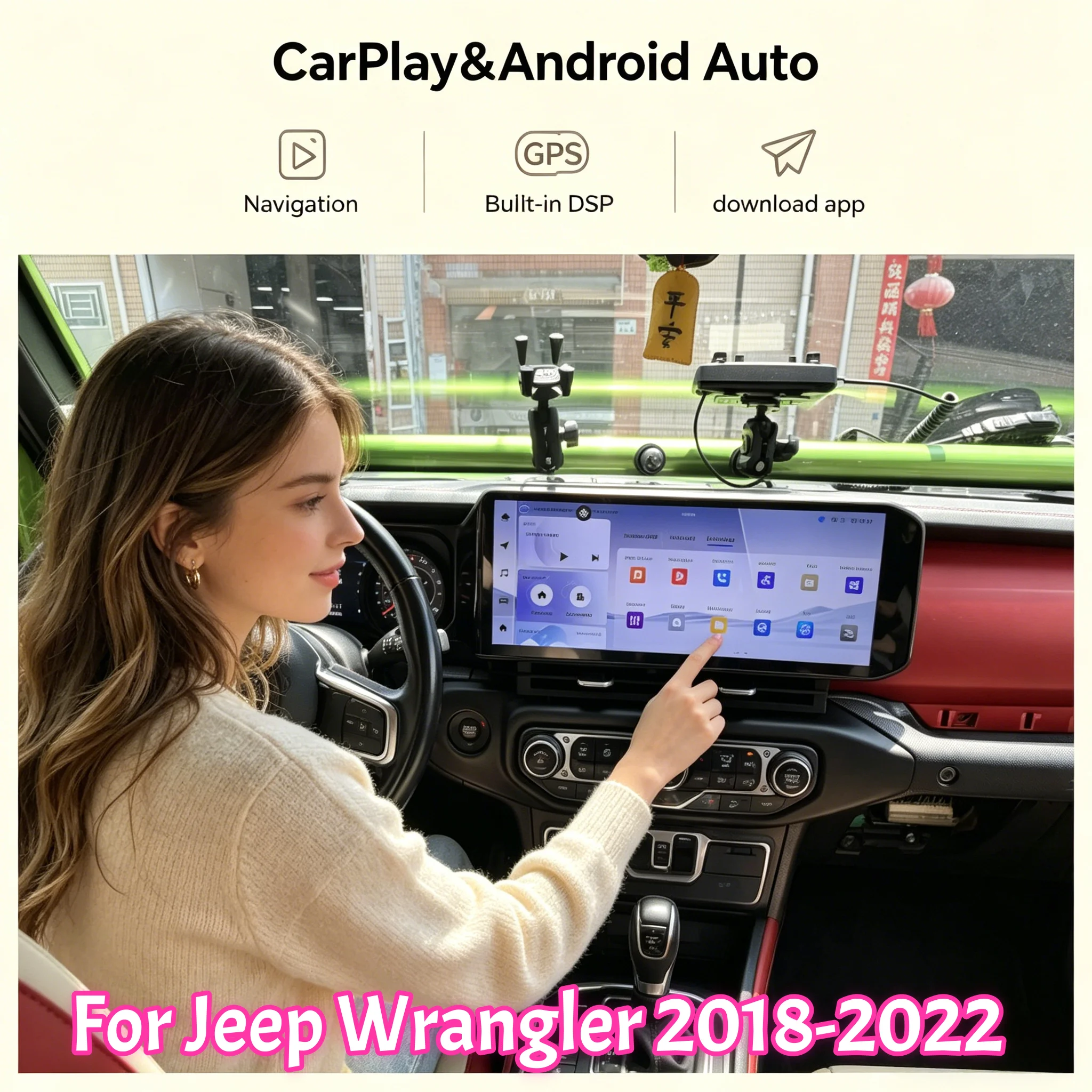 QLED Screen Android Wireless CarPlay Multimedia Player Head Unit 15“ For Jeep Wrangler 2018-2022 Stereo GPS Navigation Car Radio
QLED Screen Android Wireless CarPlay Multimedia Player Head Unit 15“ For Jeep Wrangler 2018-2022 Stereo GPS Navigation Car Radio