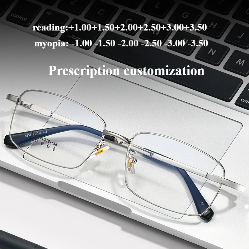 Новое сверхлегкое деловое мужское квадратное полнокадровое зеркало для чтения с защитой от синего света по рецепту, близорукость по индивидуальному заказу
Новое сверхлегкое деловое мужское квадратное полнокадровое зеркало для чтения с защитой от синего света по рецепту, близорукость по индивидуальному заказу