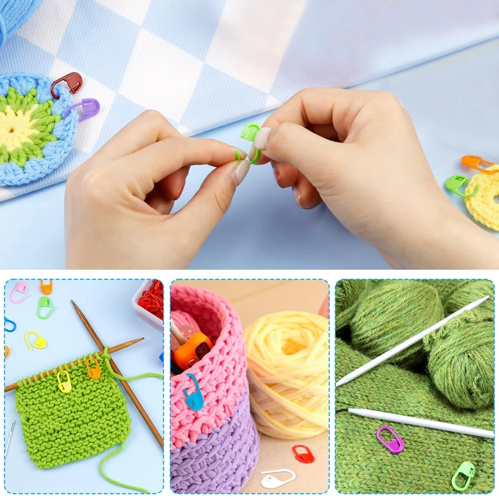 1Set Knitting Crochet kit Needle Clip Crochet Hook Plastic Knit Stitch Craft Markers CrossStitch tool Sewing accessories Tool
1Set Knitting Crochet kit Needle Clip Crochet Hook Plastic Knit Stitch Craft Markers CrossStitch tool Sewing accessories Tool