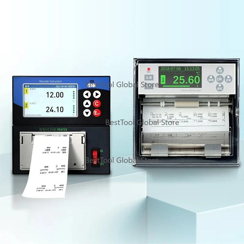 Automatic Manual Printing Data Logger with Mi-cro Printer 6 Analog Input