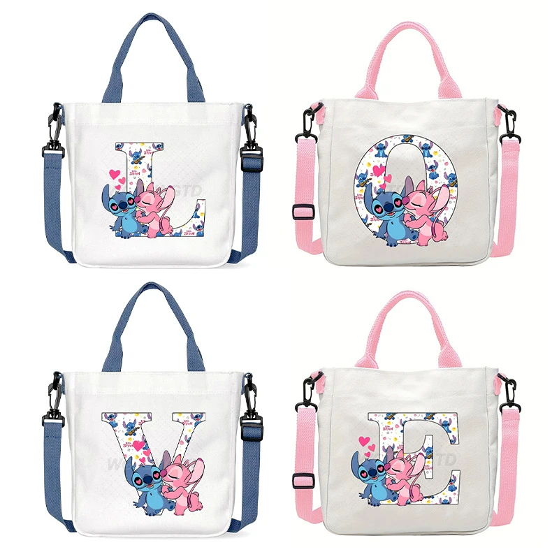 Disney Stitch Letter A-Z Print Shoulder Bags Cute Anime Action Figure Stich Purses Handbags Men Women Sling Messenger Bag Gift
Disney Stitch Letter A-Z Print Shoulder Bags Cute Anime Action Figure Stich Purses Handbags Men Women Sling Messenger Bag Gift