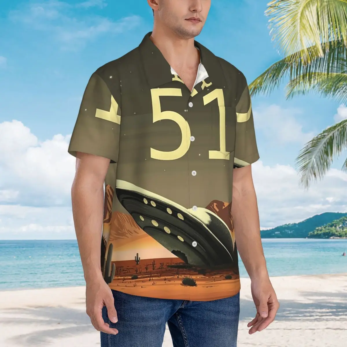 Roswell, New Mexico Desert Area 51 Poster Hawaiian Shirts Funny Men Short Sleeve Shirt for Summer Beach Men's Button Tops
Roswell, New Mexico Desert Area 51 Poster Hawaiian Shirts Funny Men Short Sleeve Shirt for Summer Beach Men's Button Tops