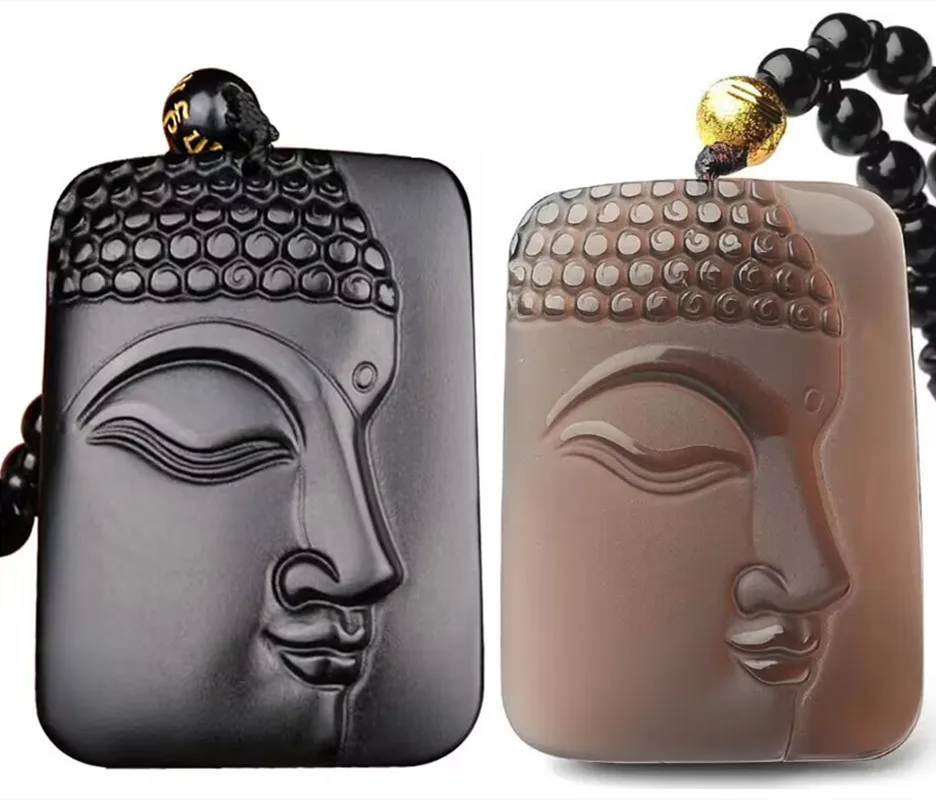 Black Shakyamuni Buddha Statue Couple Pendant Necklace Crystal Amulet Necklace Pendant Natural Obsidian Men's Ladies Necklace
Black Shakyamuni Buddha Statue Couple Pendant Necklace Crystal Amulet Necklace Pendant Natural Obsidian Men's Ladies Necklace