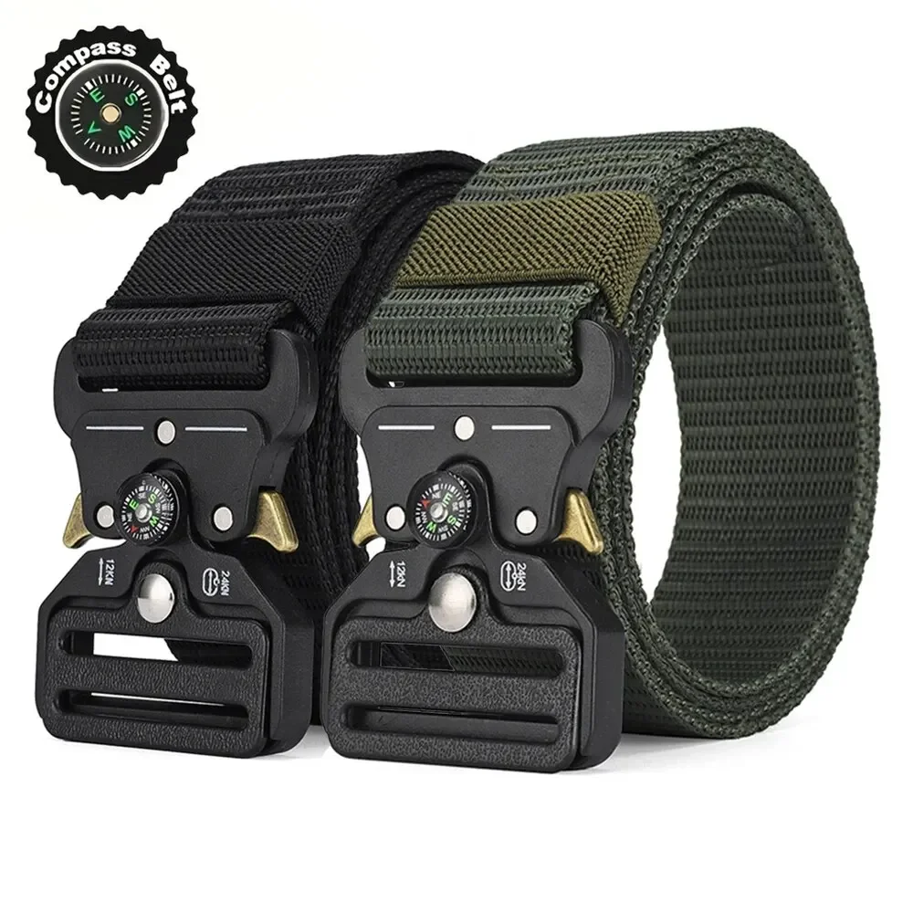 Men's Belt Outdoor Multi Function Compass Belt High Quality Canvas For Nylon Male Luxury Belts Women's Sports Jeans Neutral Belt
Men's Belt Outdoor Multi Function Compass Belt High Quality Canvas For Nylon Male Luxury Belts Women's Sports Jeans Neutral Belt
