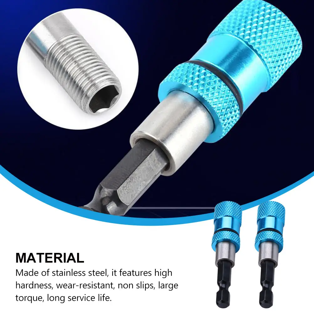 2 Pcs Screwdriver Electric Head Drill Extension Bar Parts Power Socket Bit Adapter
2 Pcs Screwdriver Electric Head Drill Extension Bar Parts Power Socket Bit Adapter
