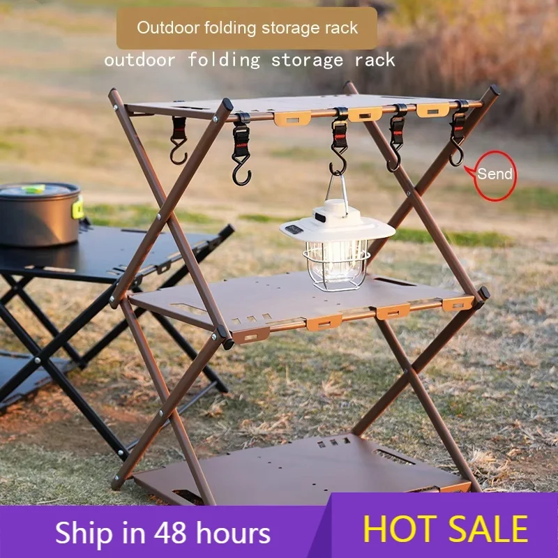 POWER LEAP Popular Design Portable Folding Carbon Steel Storage Rack Outdoor Camping Assembled BBQ Picnic Fruit Stand Food Camp
POWER LEAP Popular Design Portable Folding Carbon Steel Storage Rack Outdoor Camping Assembled BBQ Picnic Fruit Stand Food Camp