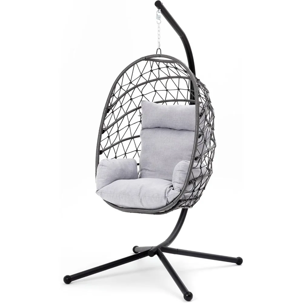 outdoor hanging egg swing chair with stand, indoor hammock chair, patio bohemian wicker hanging chair supporting up to 350lbs
outdoor hanging egg swing chair with stand, indoor hammock chair, patio bohemian wicker hanging chair supporting up to 350lbs