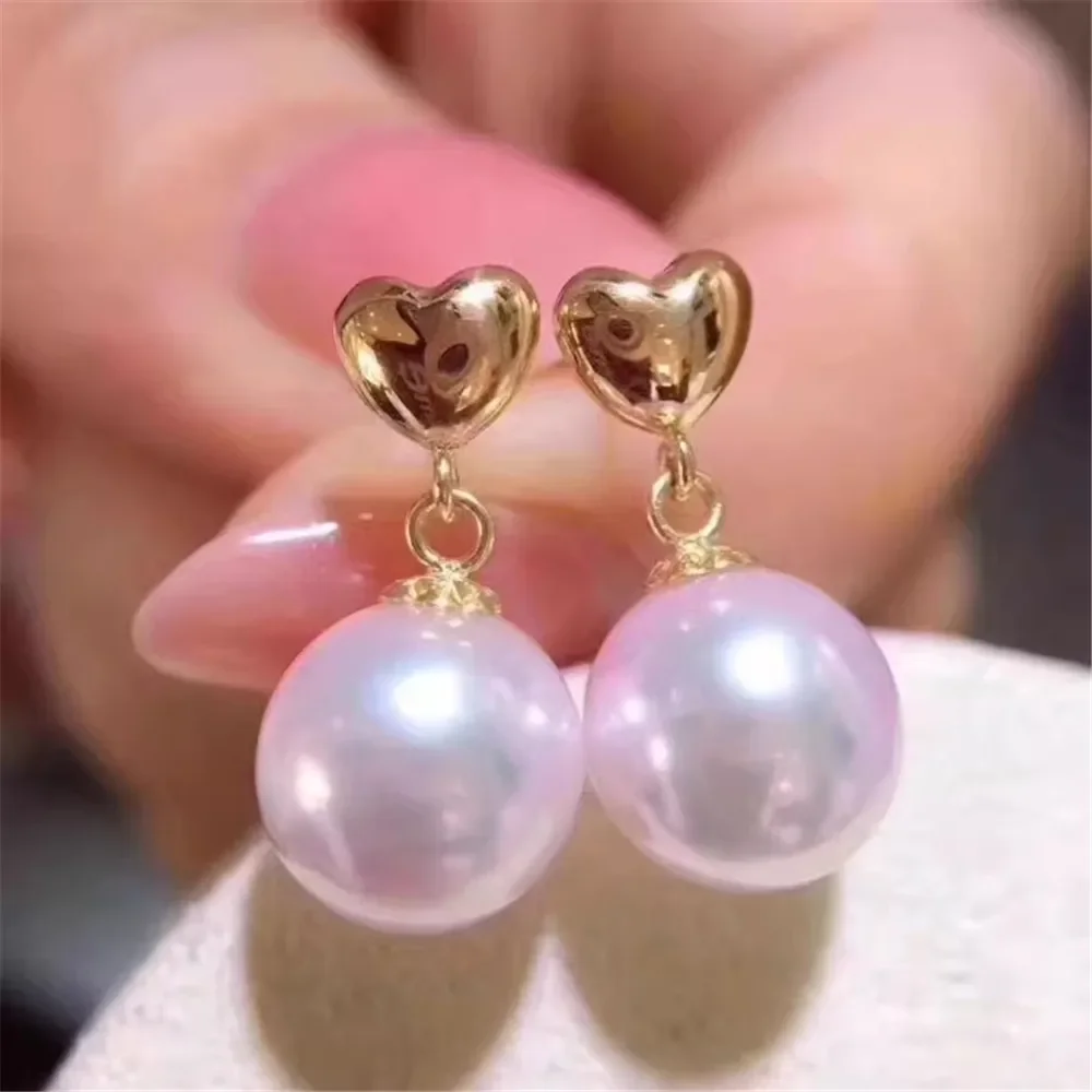 DIY Accessories G18K Pearl Jade Earrings Empty Care Pearl Earrings Fit 8-10mm Round Beads G241
DIY Accessories G18K Pearl Jade Earrings Empty Care Pearl Earrings Fit 8-10mm Round Beads G241