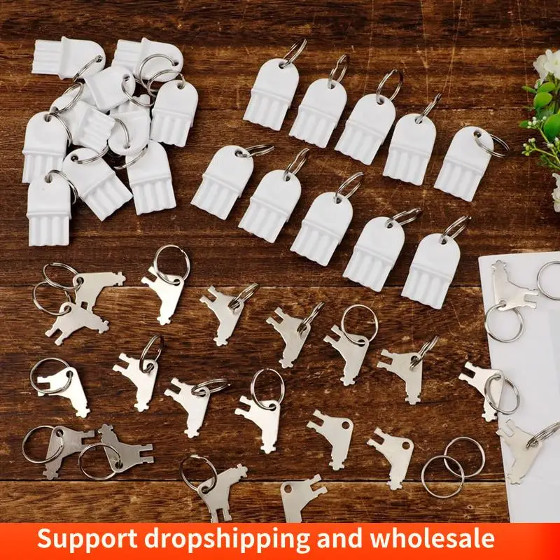 AA86 40Pcs Paper Towel Holder Key With 40 Metal Key Rings, Large Capacity Set Hand Towel Dispenser Key For Office Building
AA86 40Pcs Paper Towel Holder Key With 40 Metal Key Rings, Large Capacity Set Hand Towel Dispenser Key For Office Building
