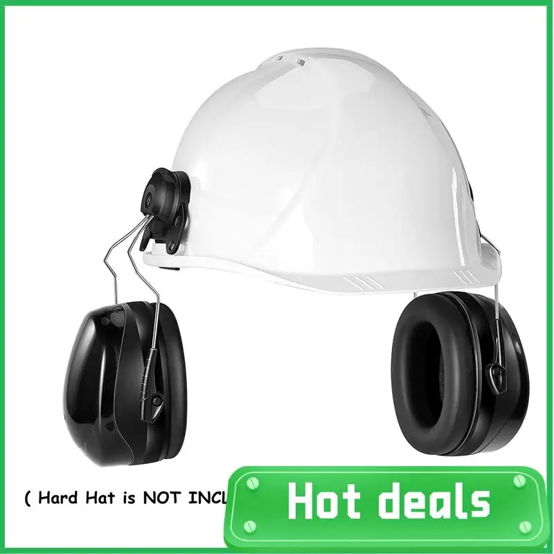 Cap-Mounted Ear Muff, NRR 22DB Adjustable Hard Hat Ear Muffs, Comfortable Cap Mounted Hearing Protection
Cap-Mounted Ear Muff, NRR 22DB Adjustable Hard Hat Ear Muffs, Comfortable Cap Mounted Hearing Protection