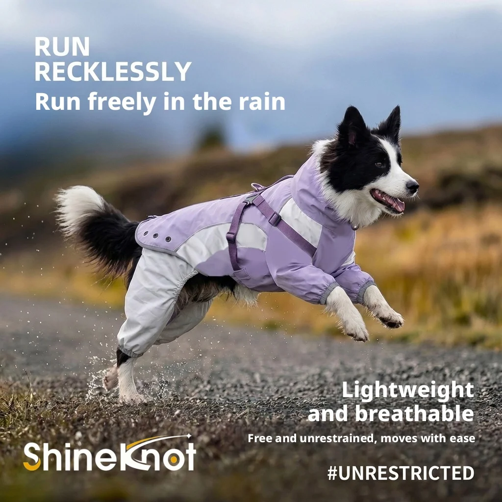 SHINEKNOT Dog Raincoat Four Legged Clothes With Hat Waterproof And Dustproof Detachable Waterproof Pants Pet Full Package Rainco
SHINEKNOT Dog Raincoat Four Legged Clothes With Hat Waterproof And Dustproof Detachable Waterproof Pants Pet Full Package Rainco