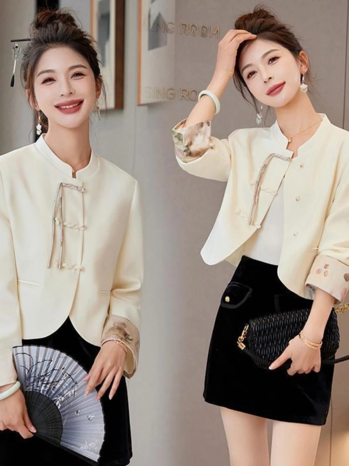 New Chinese Style Short Jacket Women's Spring 2026 Embroidered Button up Top Quality Elegant Small Size Commute Style
New Chinese Style Short Jacket Women's Spring 2026 Embroidered Button up Top Quality Elegant Small Size Commute Style