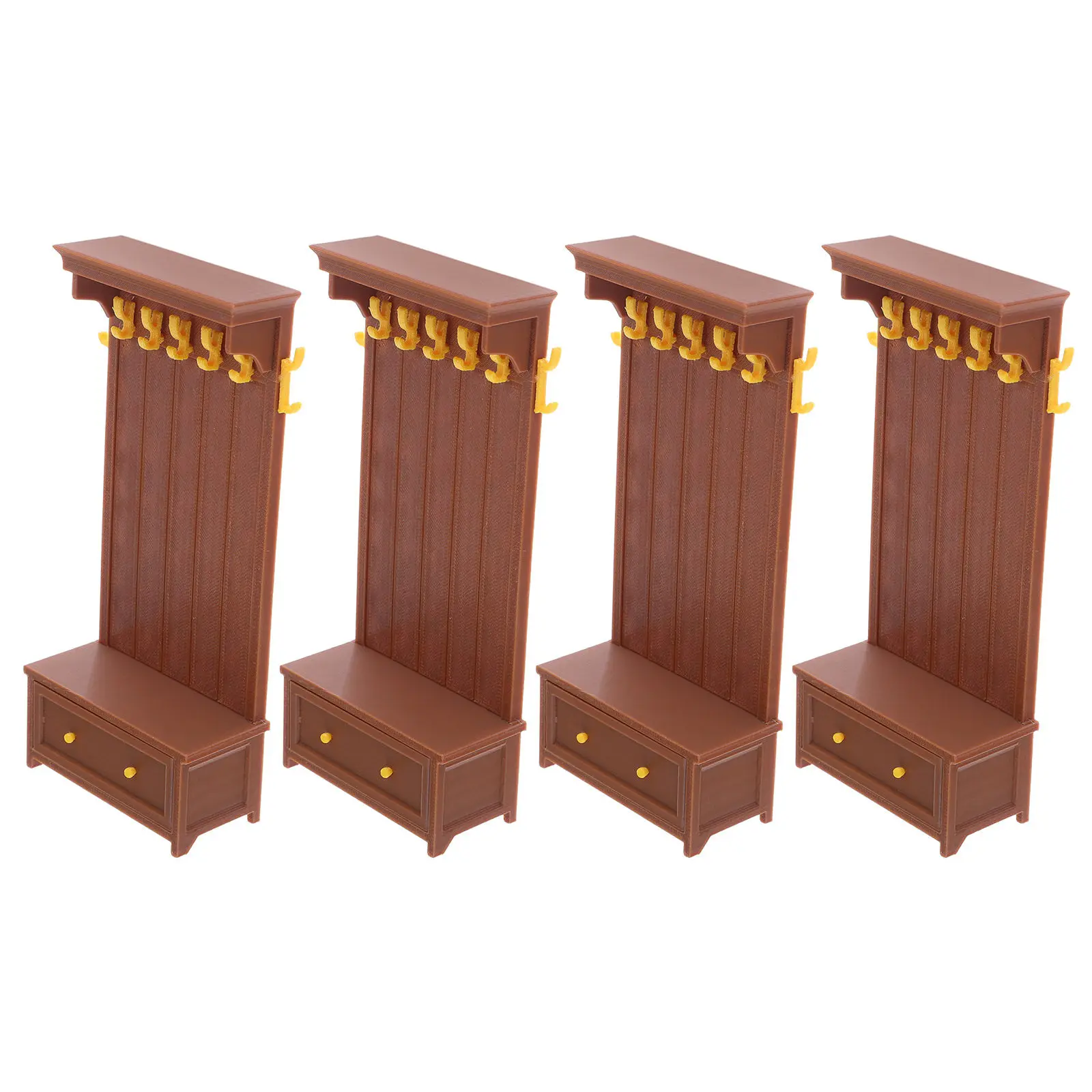 4Pcs Vintage Dollhouse Cabinet Mini Drawer Storage Shelves for Realistic Living Room Setup Elegant Miniature Furniture Display
4Pcs Vintage Dollhouse Cabinet Mini Drawer Storage Shelves for Realistic Living Room Setup Elegant Miniature Furniture Display